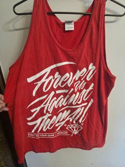 Men's Red Tank Top, Large