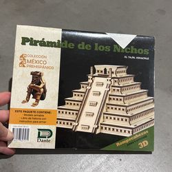 3D Wood Puzzle Pirámide De Los Nichos. El Tajin Veracruz 🅰️