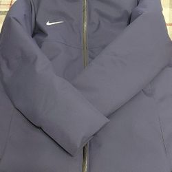Nike Down Fill Parka Jacket Navy Blue Large
