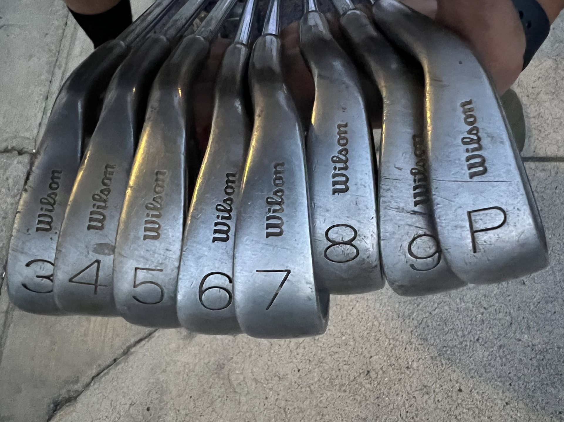 Wilson Tour Model 2000 LO Set 3-P Steel Shaft Regular Flex RH And 3 5 Woods