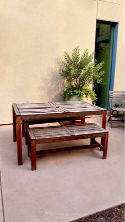 Wooden Outdoor Patio Picnic Yard or Plant Bench - $10 each or 2 for $15