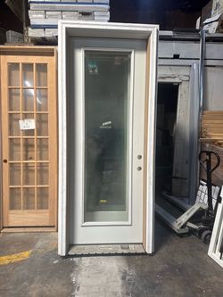 Door 36in x96in exterior full glass