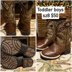 Toddler Boy Sz8 Cowboy Boots