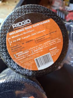 RIDGID Moisture-Resistant Welding Rod Container