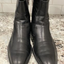Bally Mens Black Boots Size 10.5