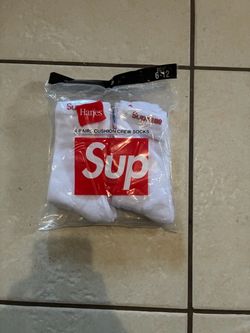 Supreme socks 4 pack (Black and white)