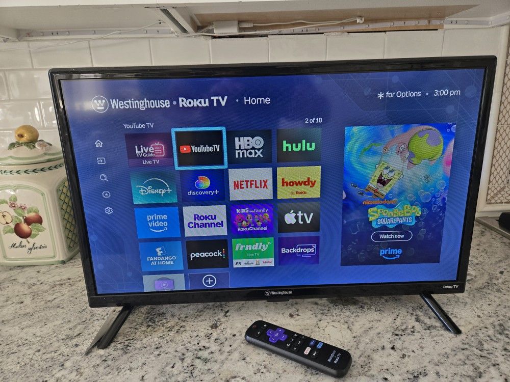 24" Smart Westinghouse Roku TV