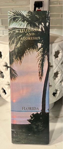Vintage Florida "Telephone and Addresses" book