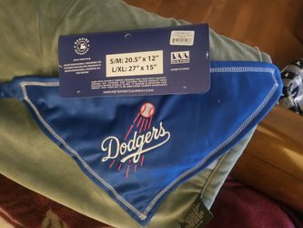 MLB Dodgers Bandana For Dogs