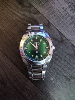 Fossil Blue A M-4090 Vintage Emerald Watch