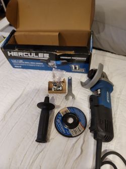 Hercules 4-1/2 in. 11 Amp Paddle-Switch Small Angle Grinder (Model HE61P