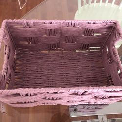 Madison Art Rectangular Basket New With Tag