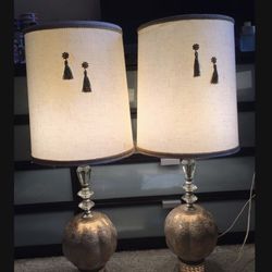 Beautiful vintage 1960’s  bedside lamps