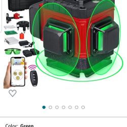 PTILOTD 3x360° 12 Lines Self Leveling Green Laser Level