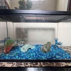 10 Gallon Pet Tank/Aquarium w/Mesh Lid