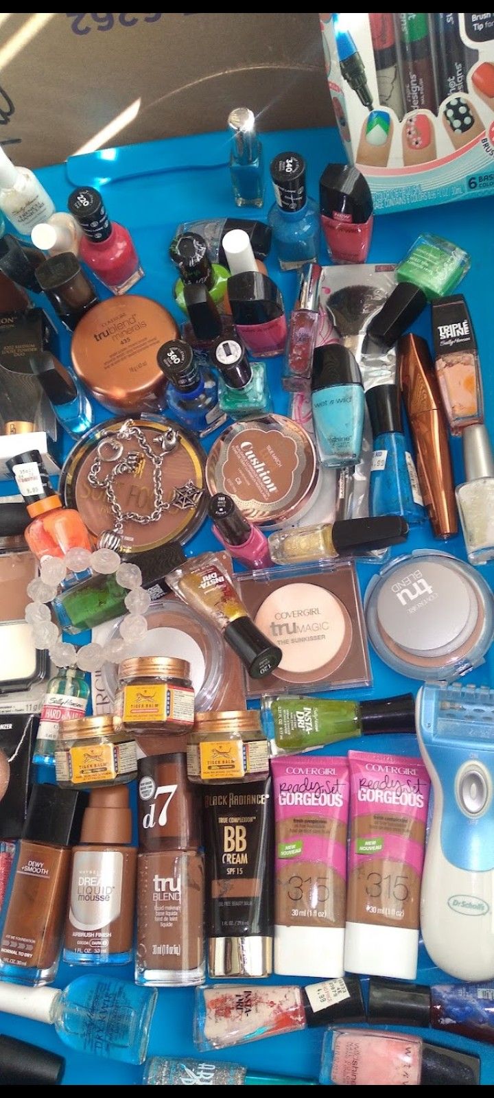 Make-up $7 & Up, Nail Polish $2 & Up, Bracelets $15 each, buy More Payless, Just Ask