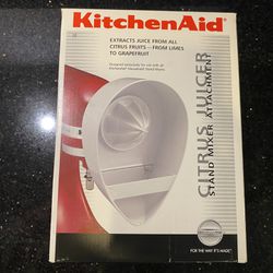 KitchenAid Citrus Juicer with Strainer Attachment White for All Citrus Fruits