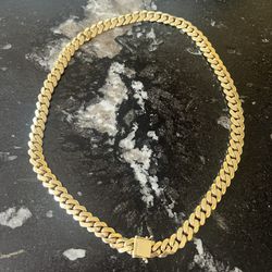 Chain Monaco And Ring Gold 14 K 