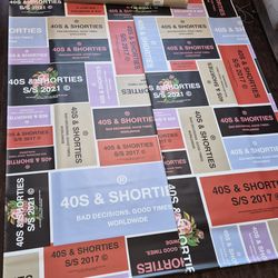 2 piece 7ft x 7ft Vinyl Poster