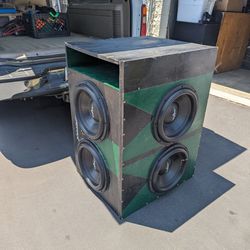 Subwoofer Box For 4 15" Subs
