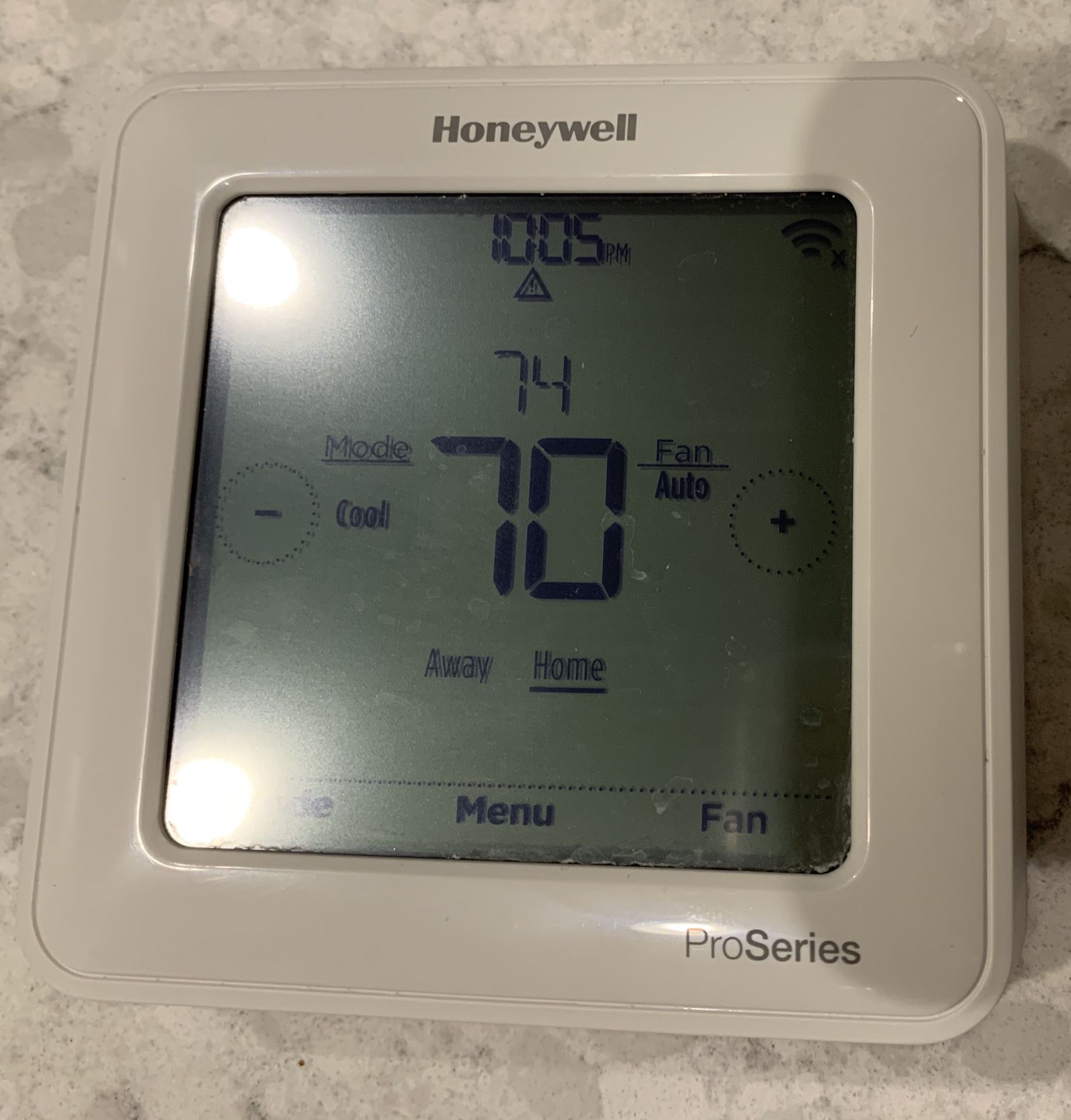 Honeywell z-wave pro series thermostat