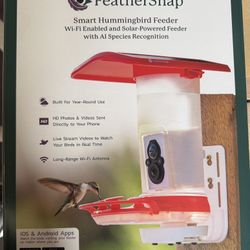 FeatherSnap Smart Hummingbird Feeder