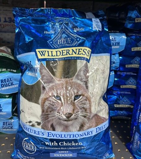 Blue Buffalo Wilderness Adult Indoor Cat Food 9.5 LB Bag