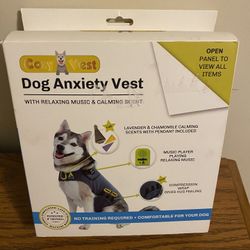 Nib Dog Anxiety Vest With Relaxing Music & Calming Scent Size 2XL