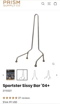 Prism supply sportster sissy bar