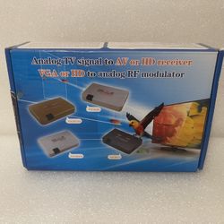 Analogo TV. Signal To Av Or HD Reciben