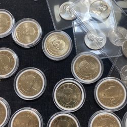 $1 LEGAL TENDER TRUMP COIN & LIBERTY BELL AND OTHER 2026 Quarters 