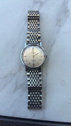 Omega seamaster d ville automatic men watch works fine, watch size 34 mm includes crown