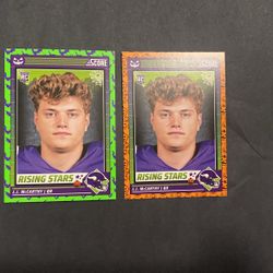 J.J. McCarthy Rookie Lot Orange Pumpkins And Green Bats #19