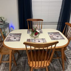 Wood Dining Table Set