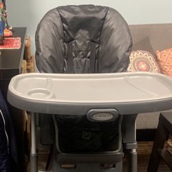 Large High Chair by Graco For Infants / Toddlers 