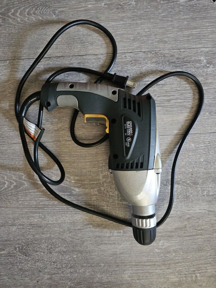 #Drill #Corded #Power 3/8 #Chicago #Magnesium #Drill