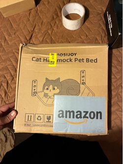 AMOSIJOY Cat Hammock Bed