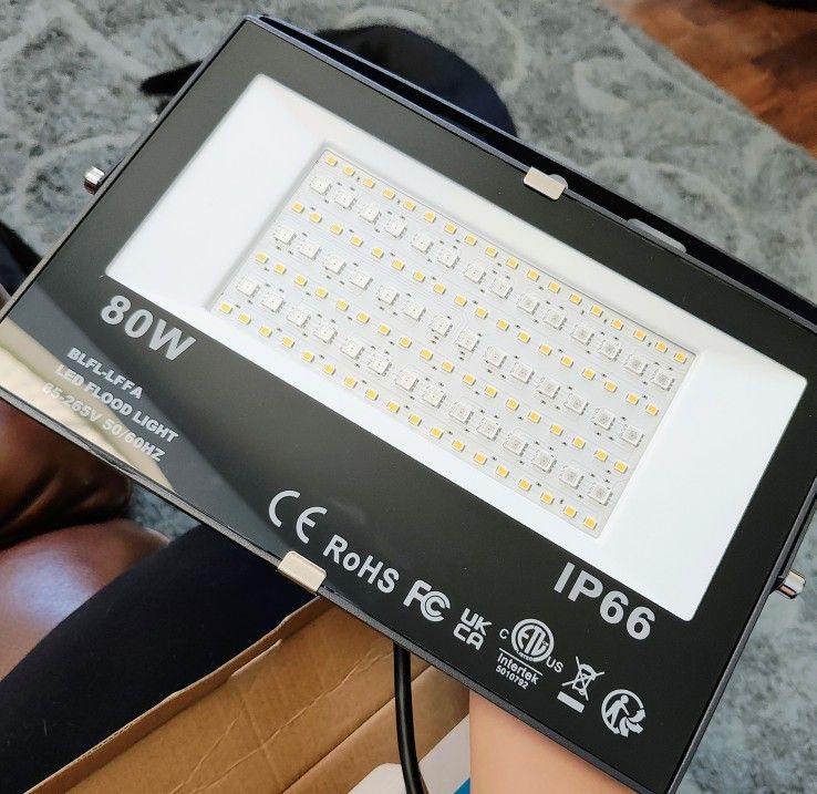 NEW LED 80W Flood Lights - 2Pack