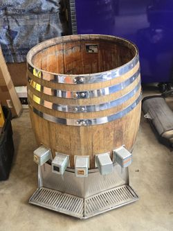 Wine Barrel Soda Dispenser