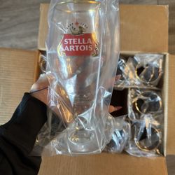 Brand New: 24 Pack Of Stella Artois Glasses