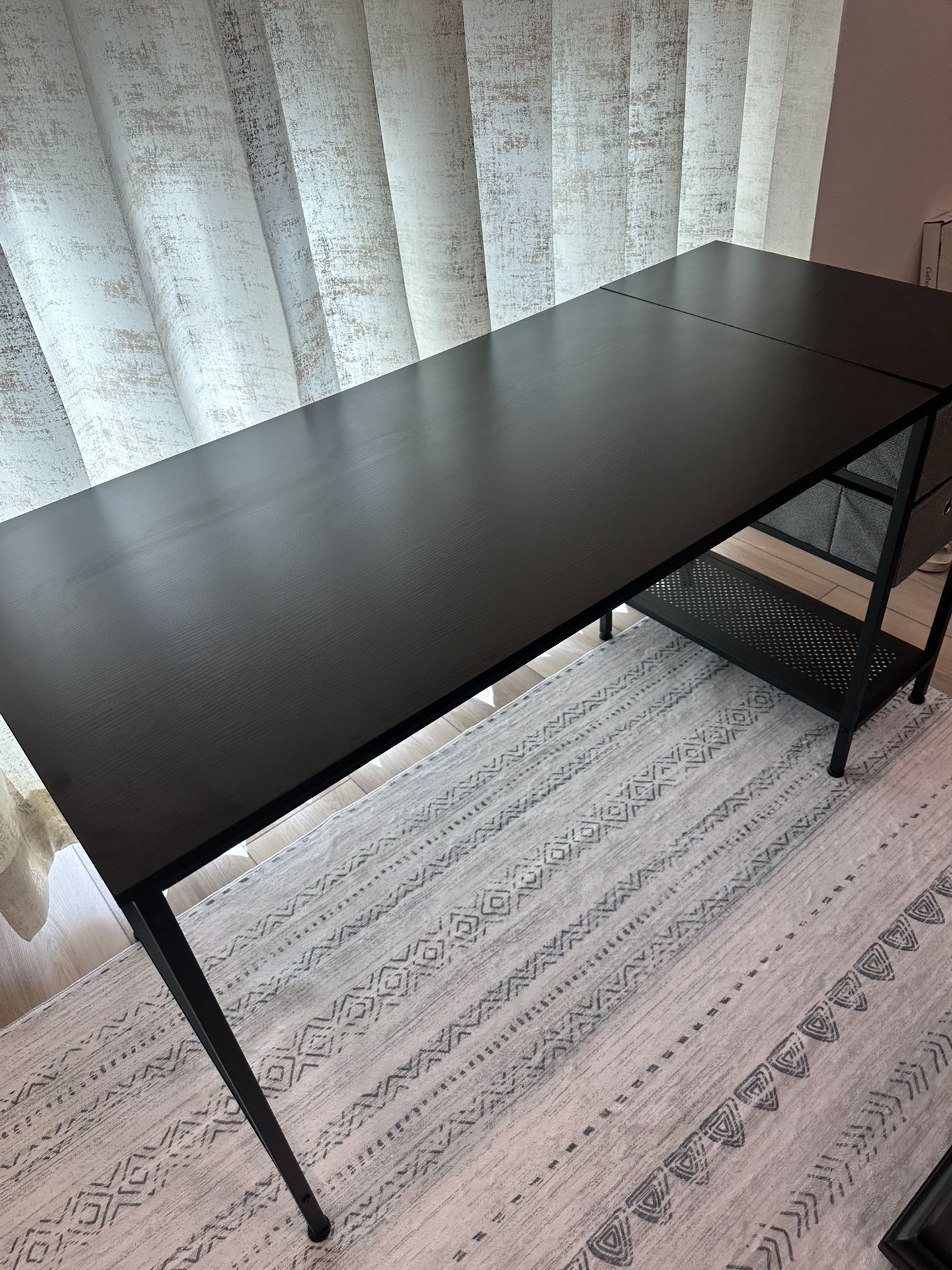 L shape home office desk