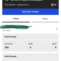 YE Live in Los Angeles 4/1 2 TICKETS BELOW RETAIL