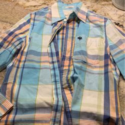 Abercrombie Boys Dress Shirt Medium
