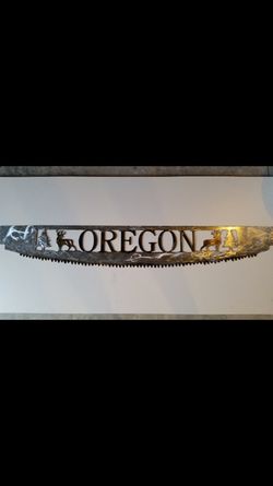 Oregon Long saw Metal Art