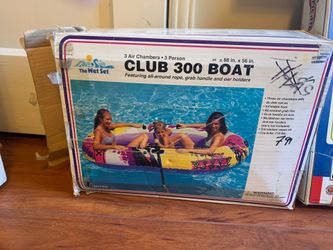 The wet set club 300 boat open box