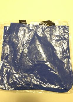 New blue tote bag