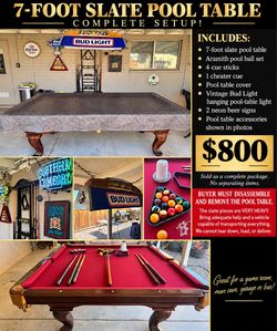 Pool table