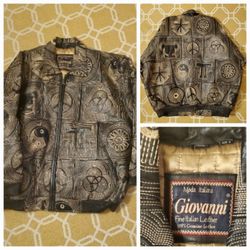 RARE OLDSCHOOL MEN'S CUSTOM LEATHER JACKETS NEW 