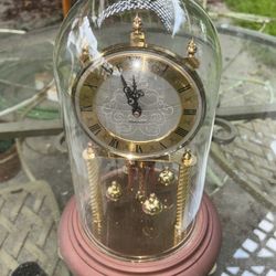 Antique Clock With Spinning Dial 