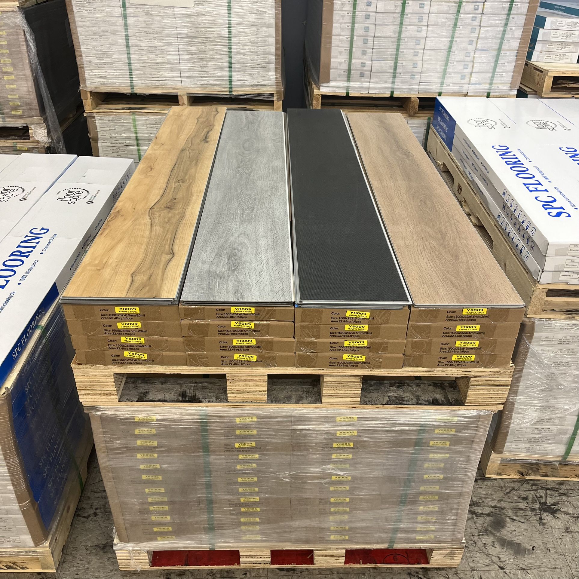 Up $0.99/sq ft 5.5mm~10mm Luxury Vinyl Plank Flooring SPC Flooring Click Locked Wholesale Price